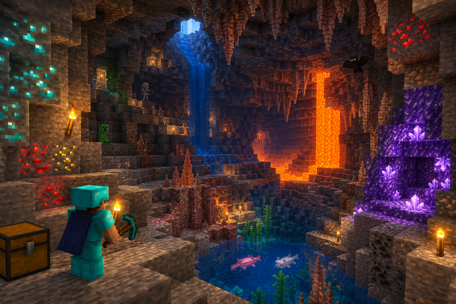 Minecraft Caves